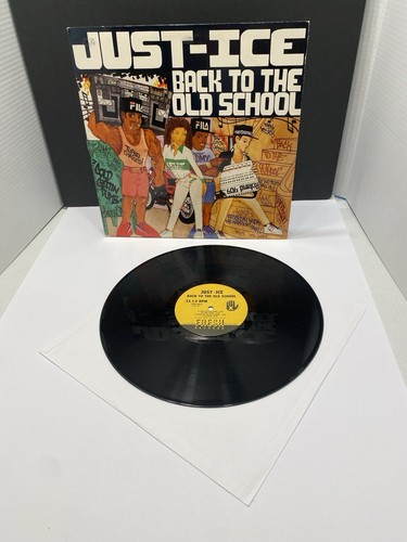 Just-Ice - Back To The Old School Vinyl Schallplatte 12" & Hip Hop Cover Kunst Buch - Bild 3 von 14