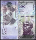Venezuela   -  1000 Bolivares  (UNC)  p95b  2017