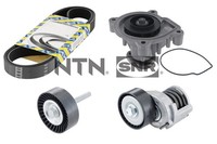 Snr KAP857.140 Wasserpumpe + Keilrippenriemensatz FüR Audi,Seat,Skoda,Vw