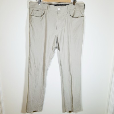 Bonobos Golf Pants Mens 38 x 30.5 Beige Performance Link Chino Tech Slacks Khaki