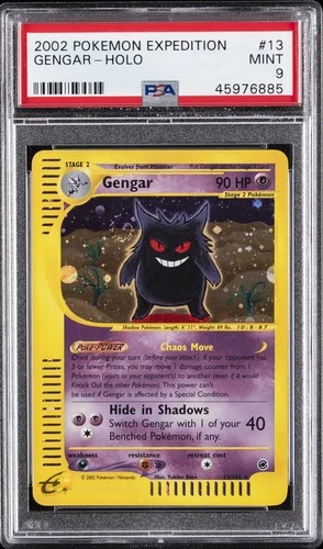New Listing2002 POKEMON EXPEDITION #13 GENGAR-HOLO PSA 9