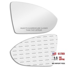 New Replacement Mirror Glass with FULL SIZE ADHESIVE for Volkswagen Golf GTI E