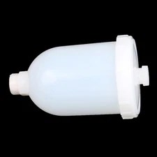 Plastic Spray Paint Pot Sprayer Cup Air Gravity Feed Fastmover Thread Connec QH
