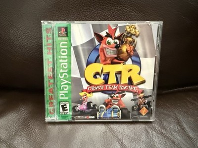 PS1 Playstation: CTR [CRASH TEAM RACING] 1999 Green Label Greatest Hits 
