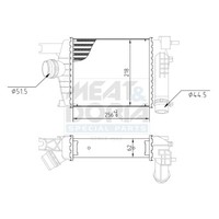 Meat & Doria LadeluftküHler LLK FüR Renault Clio IV 0.9 Tce 90 1.2 Captur Dacia