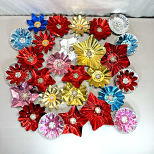 27 Vintage Aluminum Foil Christmas Tree Light...