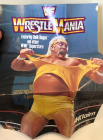 WWF WrestleMania Steel Cage Challenge Nintendo NES - CIB with Poster and manual