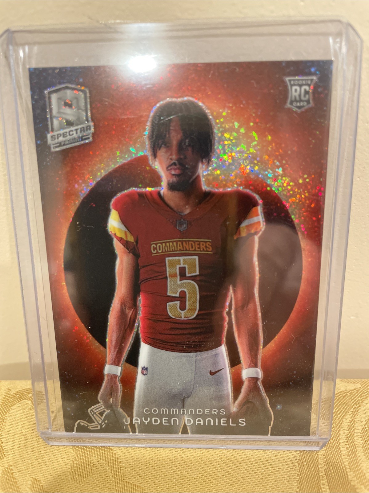 2024 Panini Spectra Solar Eclipse Jayden Daniels Commanders RC Rookie SSP