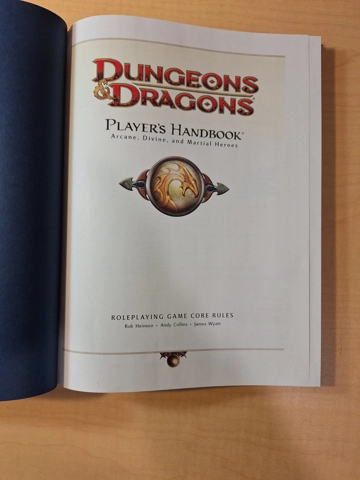 Juego de libro de reglas básico 4ª edición (DMG PHB PHB) - Dungeons and Dragons WOC Foto 4 de 4