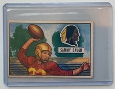 1951 Bowman Football Slingin Sammy Sam Baugh #34