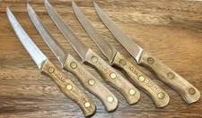 5 Vintage Chicago Cutlery 103S Steak Knives