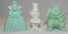 Marx Alice in Wonderland 60mm Figures: Mad Hatter, White Rabbit, Queen of Hearts — photo 1
