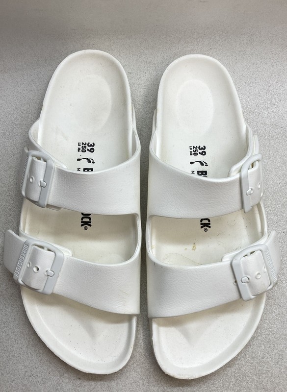 Birkenstock Arizona EVA White Waterproof Two Strap Sandals Size 39 W8 M6