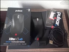 Pulsar Xlite V3 eS Wireless Gaming Mouse Black Used Tested