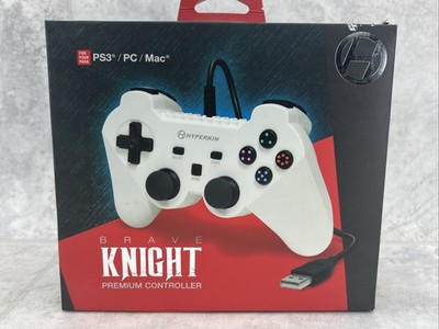 Hyperkin PlayStation 3 Brave Knight Premium Controller for PS3/PC/Mac - White