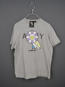 OVO x 村上 隆 SURPLUS FLOWER OWL TEE GREY Ovo Murakami | eBay