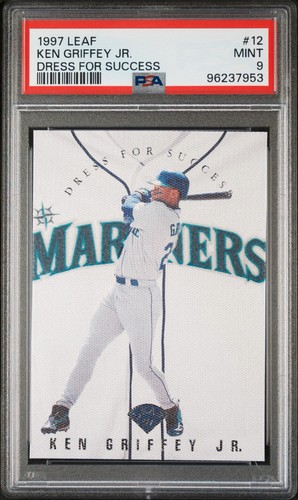 1997 Leaf Ken Griffey Jr Dress For Success PSA 9 /3500 Mariners 🐐
