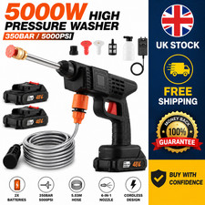 5000W Electric High Pressure Washer 350Bar / 5000 PSI Jet Wash Patio Car 6in1