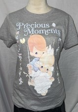 Precious Moments GRAY WOMENS TOP SHIRT SIZE M L NEW