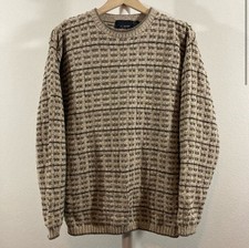 Vintage Bill Blass 1990  s Cotton Blend Pullover Sweater Size Medium