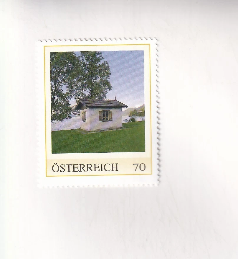 BRIEFMARKE PM Österreich ATTERSEE SALZKAMMERGUT Mahler KOMPONIERHAUS postfrisch - Bild 1 von 1