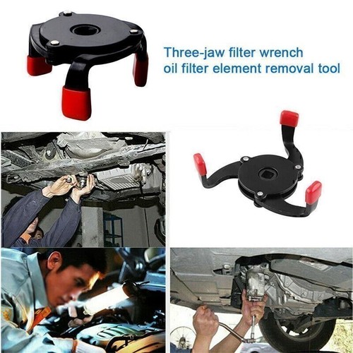 Universal Car 3 Jaws Oil Filter Wrench Adjustable Spanner Remover Removal C - Picture 7 of 14