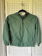 Kids Boys 5-6 Jingle Bongala Lined Full Zip Hooded Jacket Coat Green Windbreaker