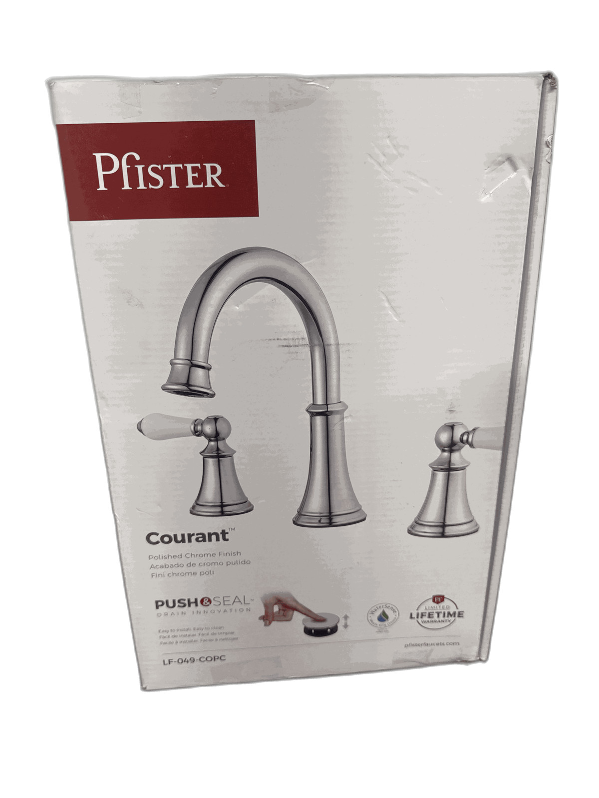 Pfister Courant 8 in. Widespread 2-Handle Bathroom Faucet in Polished Chrome