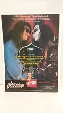 KISS  GENE SIMMONS PUNISHER BASS  GHS STRINGS  10x8 - PRINT AD d1