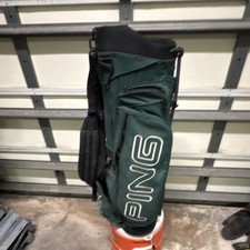 PING Hoofer Green Stand Golf Bag Dual Strap Carry Handle 4-Way Divider 5 Pockets