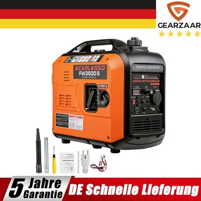 Inverter Stromerzeuger Notstromaggregat Benzin für Outdoor Tragbar 70 dB Leise