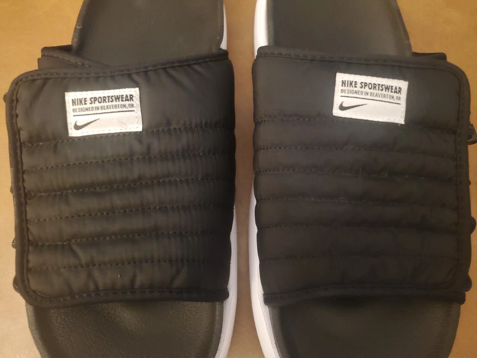 Sandalias Nike Asuna 2 Slides para hombre - talla US 12 (gris oscuro/negro/blanco) Foto 2 de 4