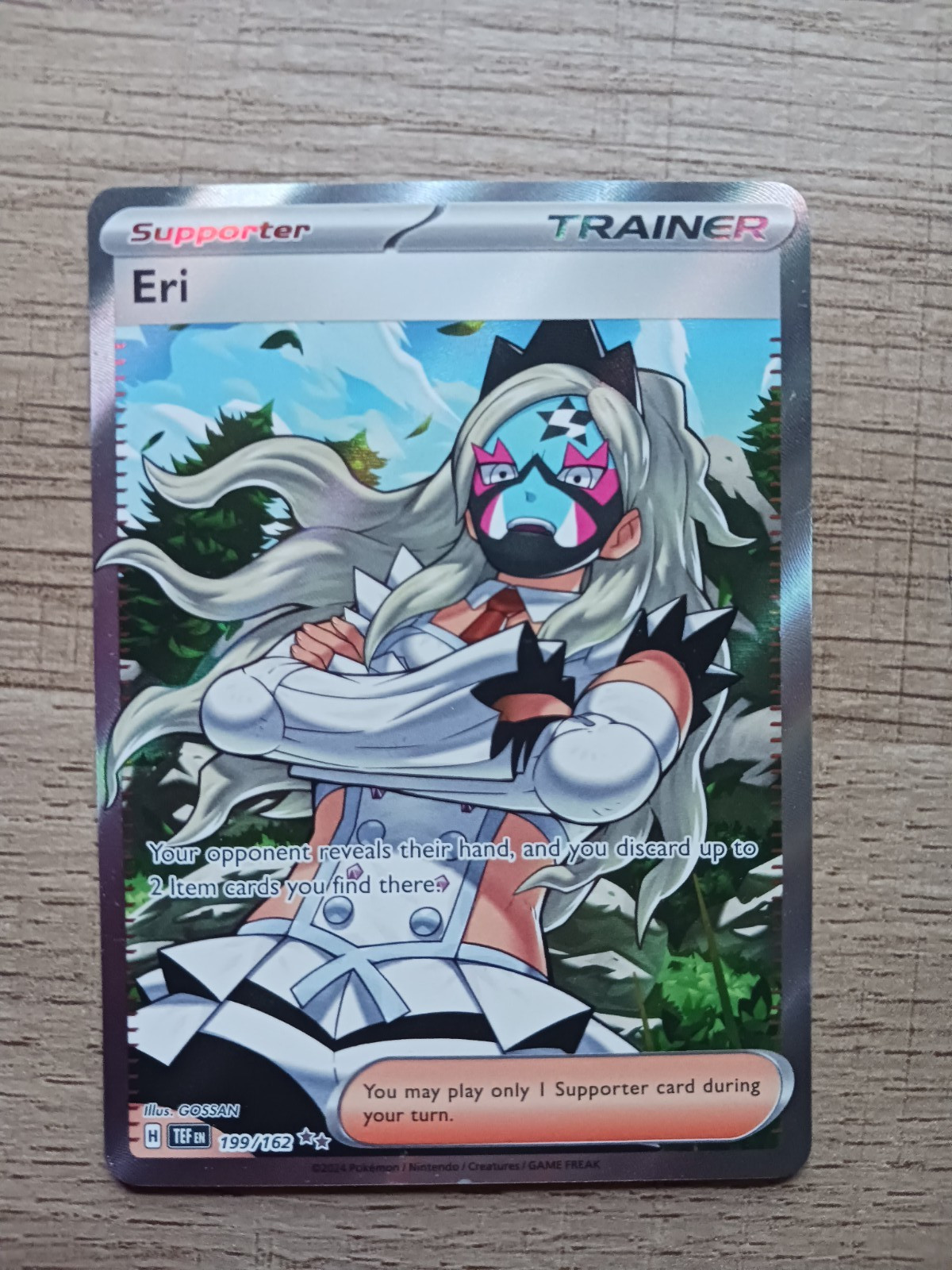 Pokemon Card TCG - Eri 199 Full Art Ultra Rare Temporal Forces Near Mint
