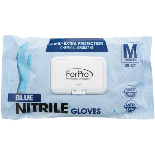 Disposable Nitrile Gloves, Chemical Resistant, Powder-Free, Latex-Free, Non-S...