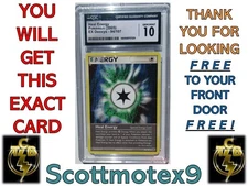 2005 Pokémon EX Deoxys #94/107 Heal Energy English Green Star CGC 10 Gem Mint