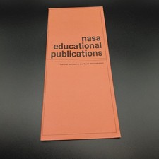 Vintage NASA Educational Publications Brochure November 1974