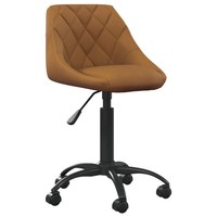 Vidaxl BüRostuhl Braun Samt Neu