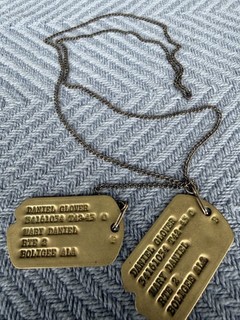 World War II Dog Tag Monel Next of Kin NOK Alabama Personal Gear