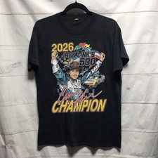 Vtg Carson Hocevar Nascar Racing Unisex Classic Black T-shirt Qt8296