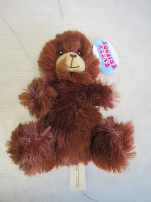 FUZZY FRIEND PLUSH BROWN BEAR w TAGS