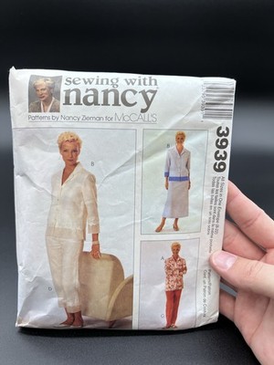 McCall's 3939 Misses Size 8 thru 22 | Jacket/Pants/Skirt Sewing w Nancy Pattern