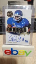 KEENAN BURTON 2008 Press Pass SE Gridiron Kentucky Rookie Card RC AUTO #GG-KB. rookie card picture