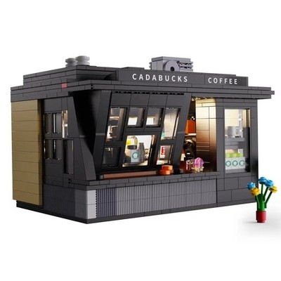 CaDA Street Coffee Shop Verkäufer Backstein Modellbau 768 Teile C66005