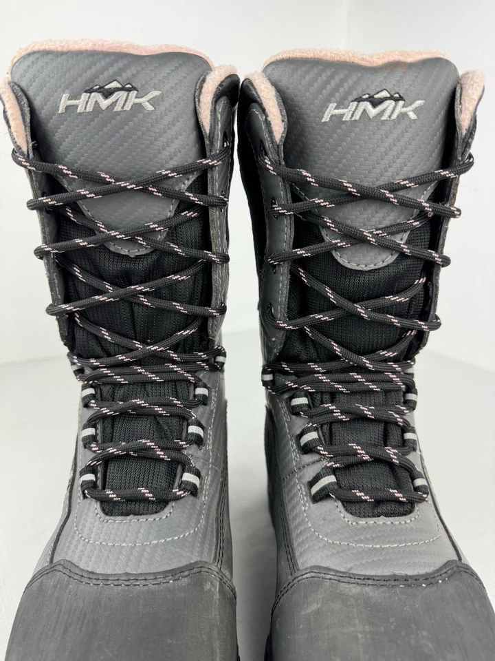 HMK Voyager Intuition Niñas 5 EU 34 Botas de moto de nieve con cordones Rosa Gris Trad Encaje Foto 4 de 4