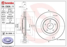 Brembo 09.C928.11 Brake Disc for Nissan, Nissan (DFAC), Renault
