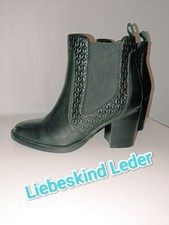 Liebeskind Stiefelette Gr. 39 schwarz Leder Stiefel Chelsea