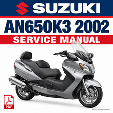 Suzuki AN650K3 2002 Service Manual PDF