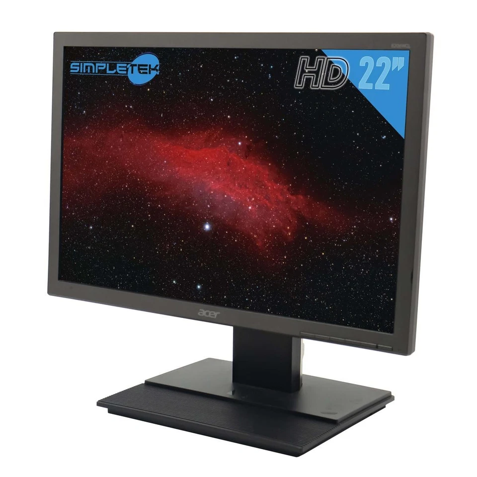 Acer B206WQL 20 " 16 : 10 Bildschirm LCD Monitor Display Gehäuse DVR Comp - Bild 2 von 4