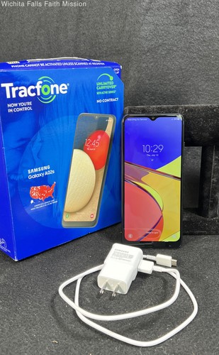 Téléphone portable Tracfone Samsung A02s boîte ouverte 6,5 pouces écran Tracfone - Photo 2 sur 6