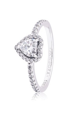 PANDORA Elevated Heart Ring 198421C01